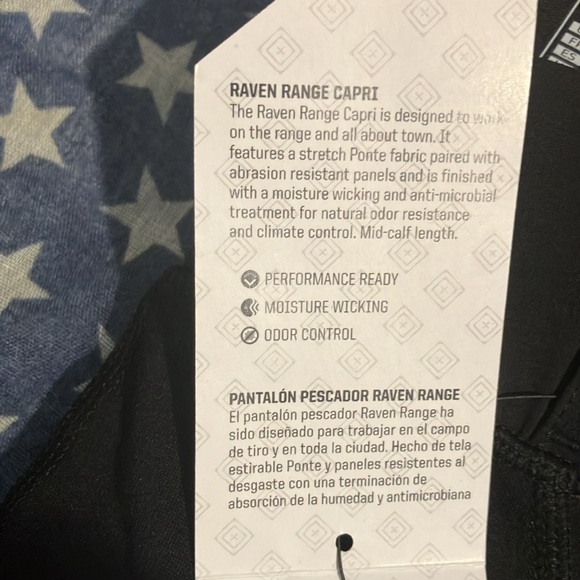 5.11 Tactical Women’s Raven Range Capri size XS  Black - Picture 5 of 6